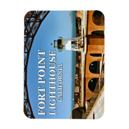 vuurtoren voor fort, Californië Flex Magnet Magneet
