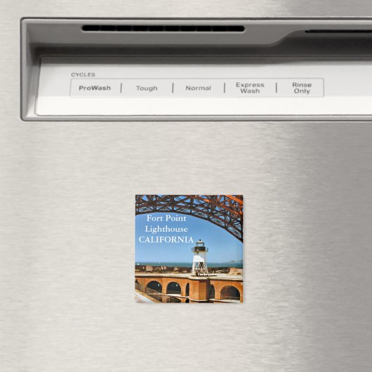 vuurtoren voor fort, Californië Magnet (Insitu (Vaatwasser))