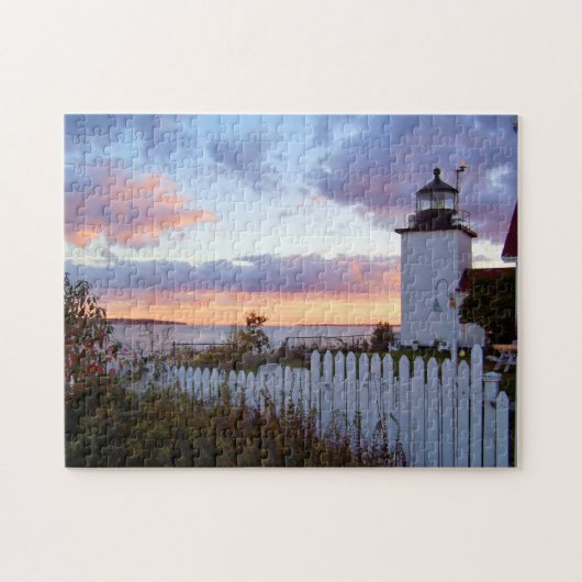 vuurtoren voor fort, Maine Legpuzzel (Horizontaal)