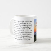 vuurtoren voor fort, Maine-Mok Koffiemok (Voorkant links)