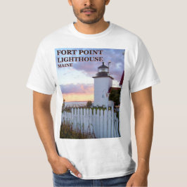 vuurtoren voor fort, Maine T-Shirt