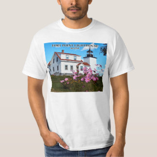 vuurtoren voor fort, Maine T-Shirt