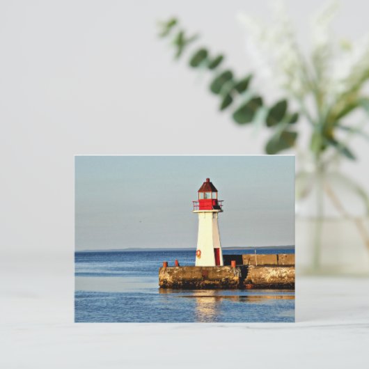 vuurtoren voor Newfoundland Briefkaart (Staand voorkant)