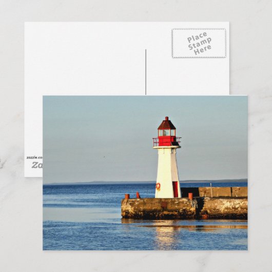 vuurtoren voor Newfoundland Briefkaart (Voorkant / Achterkant)