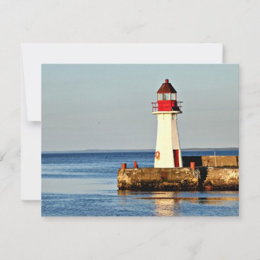 vuurtoren voor Newfoundland Kaart (Voorkant)