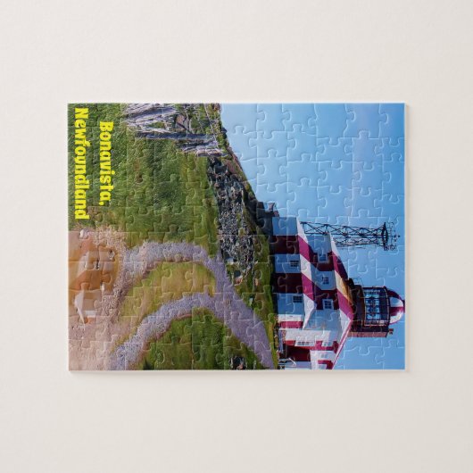 vuurtoren voor Newfoundland Legpuzzel (Horizontaal)