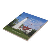 vuurtoren voor noord punt tegeltje (Zijkant)