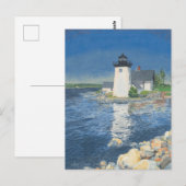 vuurtoren voor randpunten briefkaart (Voorkant / Achterkant)