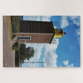 Vuurtoren voor scheepvaart in Willemstad Nederland Legpuzzel (Horizontaal)