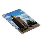 Vuurtoren voor scheepvaart in Willemstad Nederland Notitieboek (Rechterzijde)