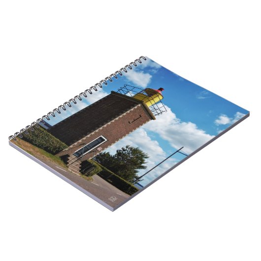 Vuurtoren voor scheepvaart in Willemstad Nederland Notitieboek (Linkerzijde)