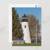 vuurtoren voor snoerpunten briefkaart (Voorkant / Achterkant)
