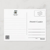 vuurtoren voor snoerpunten briefkaart (Achterkant)