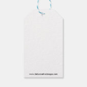 vuurtoren voor snoerpunten cadeaulabel (Achterkant)