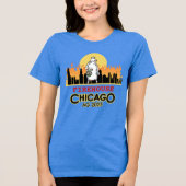 Vuurtoren voor vrouwen in het Chicago T-shirt (Voorkant)
