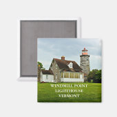 vuurtoren voor windmolens, Vermont Magnet (Voorkant / Achterkant)