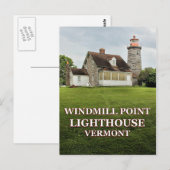 vuurtoren voor windmollen, Briefkaart Vermont (Voorkant / Achterkant)
