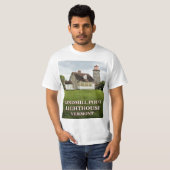 vuurtoren voor windmollen, Vermont T-Shirt (Voorkant volledig)