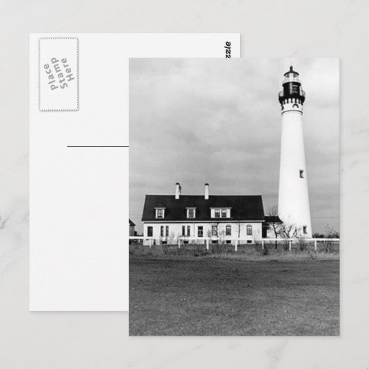 vuurtoren voor windpunten briefkaart (Voorkant / Achterkant)