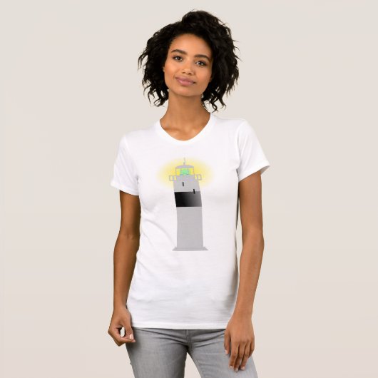 Vuurtoren Vrouwen T-shirt (Voorkant volledig)