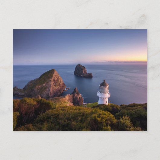 vuurtoren | Vuurtoren Cape Brett Nieuw-Zeeland Briefkaart (Voorkant)