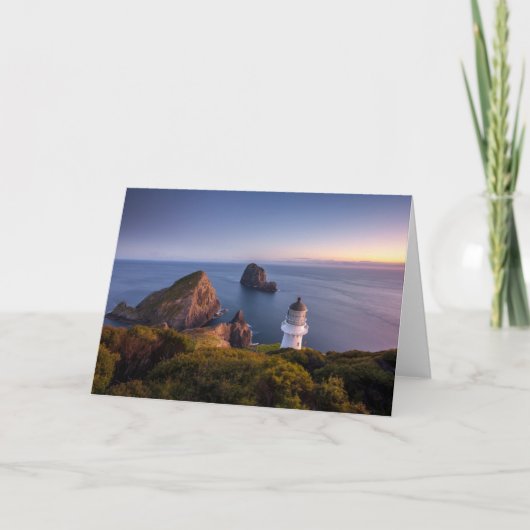 vuurtoren | Vuurtoren Cape Brett Nieuw-Zeeland Kaart (Voorkant)