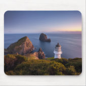 vuurtoren | Vuurtoren Cape Brett Nieuw-Zeeland Muismat (Voorkant)