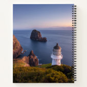 vuurtoren | Vuurtoren Cape Brett Nieuw-Zeeland Notitieboek (Achterkant)