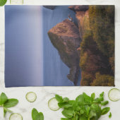 vuurtoren | Vuurtoren Cape Brett Nieuw-Zeeland Theedoek (Gevouwen)