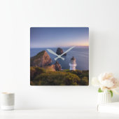 vuurtoren | Vuurtoren Cape Brett Nieuw-Zeeland Vierkante Klok (Huis)