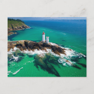 vuurtoren   vuurtoren Finistère Brest Bretagne Briefkaart
