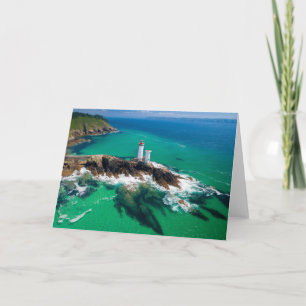 vuurtoren vuurtoren Finistère Brest Bretagne Kaart