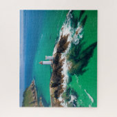 vuurtoren | vuurtoren Finistère Brest Bretagne Legpuzzel (Verticaal)