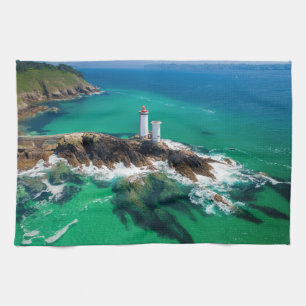 vuurtoren   vuurtoren Finistère Brest Bretagne Theedoek