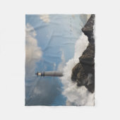 vuurtoren | Vuurtoren met drijfgolven Fleece Deken (Voorkant)