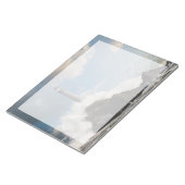 vuurtoren | Vuurtoren met drijfgolven Notitieblok (Schuin)