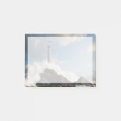 vuurtoren | Vuurtoren met drijfgolven Post-it® Notes (Voorkant)