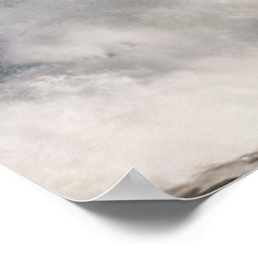 vuurtoren | Vuurtoren met drijfgolven Poster (Hoek)