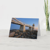 vuurtoren | Vuurtoren Port Clyde Maine Kaart (Voorkant)