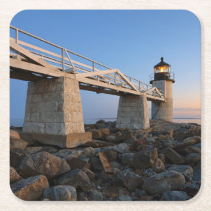 vuurtoren Vuurtoren Port Clyde Maine Kartonnen Onderzetters