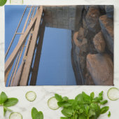 vuurtoren | Vuurtoren Port Clyde Maine Theedoek (Gevouwen)