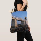 vuurtoren | Vuurtoren Port Clyde Maine Tote Bag (Dichtbij)