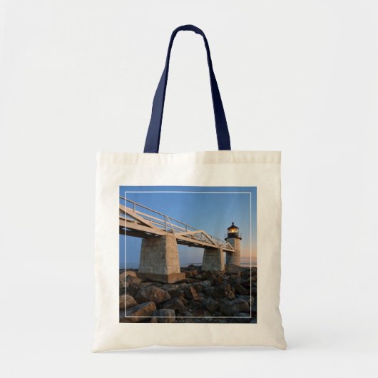 vuurtoren | Vuurtoren Port Clyde Maine Tote Bag (Voorkant)