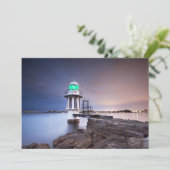 vuurtoren | vuurtoren van Cremorne, Australië Bedankkaart (Staand voorkant)