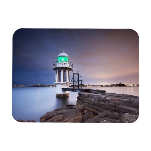 vuurtoren | vuurtoren van Cremorne, Australië Magneet (Horizontaal)