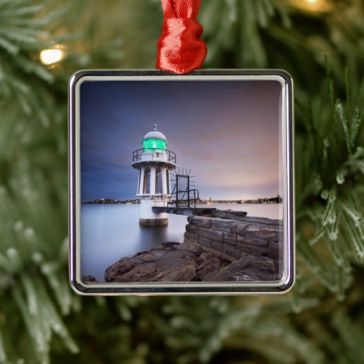 vuurtoren | vuurtoren van Cremorne, Australië Metalen Ornament (Boom)