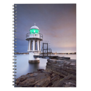 vuurtoren vuurtoren van Cremorne, Australië Notitieboek