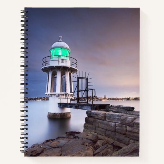 vuurtoren | vuurtoren van Cremorne, Australië Notitieboek (Voorkant)