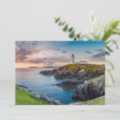 vuurtoren | vuurtoren van Fanad Head Ierland Bedankkaart (Staand voorkant)
