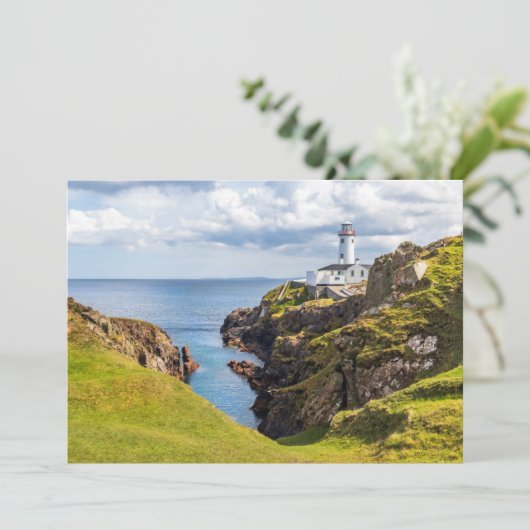 vuurtoren | vuurtoren van Fanad Head Ierland Bedankkaart (Staand voorkant)
